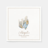 Serviette En Papier Classic Peter le lapin Baby shower d'automne hiver (Devant)