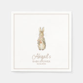 Serviette En Papier Classic Peter le lapin Baby shower d'automne hiver (Devant)
