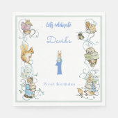 Serviette En Papier Classic Peter le lapin Beatrix Potter Anniversaire (Devant)