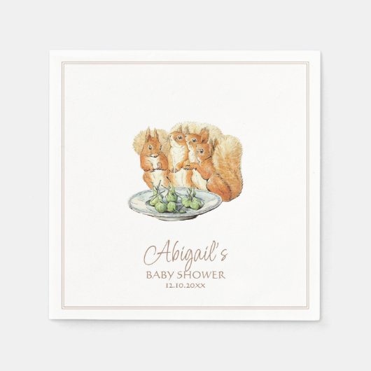 Serviette En Papier Classic Peter le lapin Beatrix Potter Baby (Devant)
