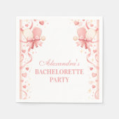 Serviette En Papier Classic Pickleball Garden Bachelorette Party (Devant)