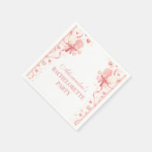 Serviette En Papier Classic Pickleball Garden Bachelorette Party (Coin)