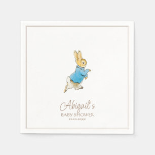 Serviette En Papier Classic Pierre le Baby shower lapin
