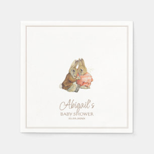 Serviette En Papier Classic Pierre le Baby shower lapin