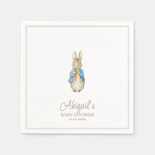 Serviette En Papier Classic Pierre le Baby shower lapin