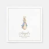 Serviette En Papier Classic Pierre le Baby shower lapin (Devant)