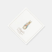 Serviette En Papier Classic Pierre le lapin Baby shower d'hiver (Coin)