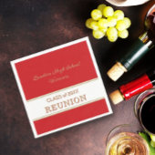 Serviette En Papier Classic, serviettes de réunion de classe année