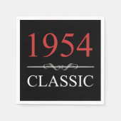 Serviette En Papier Classique 1954 70e anniversaire (Devant)