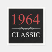 Serviette En Papier Classique 1964 60e anniversaire (Devant)