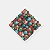 Serviette En Papier Classique de Noël multicolore (Coin)