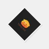 Serviette En Papier Classique d'Halloween de Trumpkin (Coin)