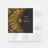 Serviette En Papier Classique mandala classique élégant mariage de lux (Devant)