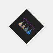 Serviette En Papier Classique Peekaboo Reindeer (Coin)