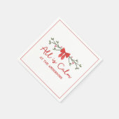 Serviette En Papier Classique "Tout est calme" Soirée de Noël personna (Coin)