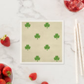 Serviette En Papier Classy Irish Lucky Shamrock St. Patrick's Day (En situation)