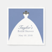 Serviette En Papier Classy Mariage Gown (Devant)