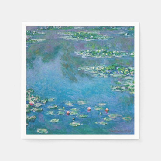 Serviette En Papier Claude Monet (Devant)