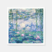 SERVIETTE EN PAPIER CLAUDE MONET (Devant)