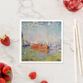 Serviette En Papier Claude Monet - Argenteuil (En situation)