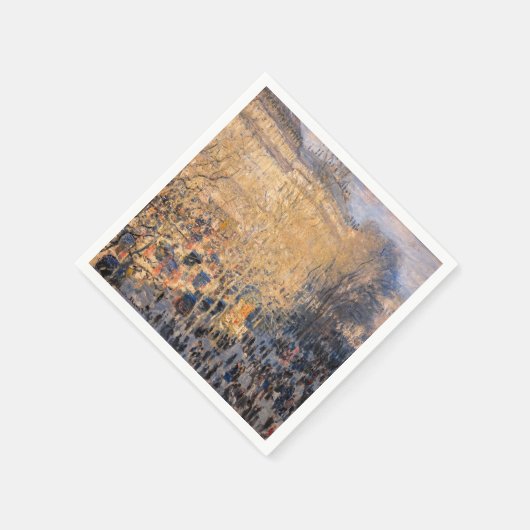 Serviette En Papier Claude Monet - Boulevard des Capucines à Paris (Coin)