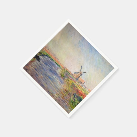 Serviette En Papier Claude Monet - Champ de Tulipes en Hollande (Coin)