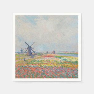 Serviette En Papier Claude Monet - Champs de tulipes près de La Haye
