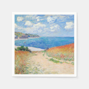 Serviette En Papier Claude Monet - Chemin dans les champs de blé à Pou