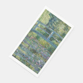 Serviette En Papier Claude Monet - Eau Lily étang, Harmonie verte (Coin)