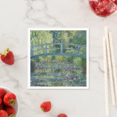 Serviette En Papier Claude Monet - Eau Lily étang, Harmonie verte (En situation)