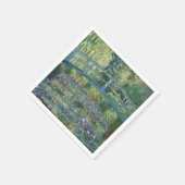 Serviette En Papier Claude Monet - Eau Lily étang, Harmonie verte (Coin)