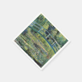 Serviette En Papier Claude Monet - Etang Lily et Pont Japonais (Coin)
