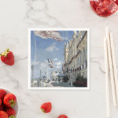 Serviette En Papier Claude Monet Hôtel des Roches Noires, Trouville (En situation)