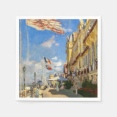 Serviette En Papier Claude Monet - Hôtel des Roches Noires, Trouville (Devant)