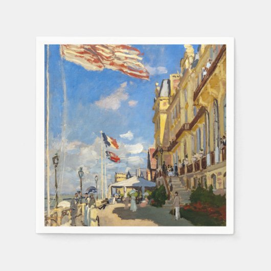 Serviette En Papier Claude Monet - Hôtel des Roches Noires, Trouville (Devant)