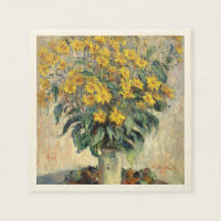 Claude Monet Jérusalem Artichoke Flowers 1880
