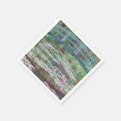 Serviette En Papier Claude Monet La passerelle japonaise (Coin)