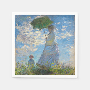 Serviette En Papier Claude Monet - La Promenade, Femme à l'Ombrelle