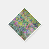 Serviette En Papier Claude Monet - Le jardin d'Iris à Giverny (Coin)