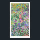 Serviette En Papier Claude Monet - Le jardin d'Iris à Giverny<br><div class="desc">Jardin d'Iris à Giverny / Jardin d'Artiste à Giverny - Claude Monet,  1899-1900</div>