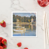 Serviette En Papier Claude Monet - Le pont Argenteuil (En situation)