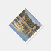 Serviette En Papier Claude Monet - Le pont Argenteuil (Coin)