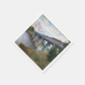 Serviette En Papier Claude Monet - Le pont ferroviaire à Argenteuil (Coin)