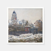 Serviette En Papier Claude Monet - L'église de Vetheuil (Devant)