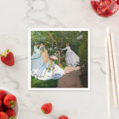 Serviette En Papier Claude Monet - Les femmes dans le jardin (En situation)