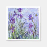 Claude Monet - Lilac Irises / Iris Mauves
