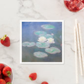Serviette En Papier Claude Monet - Lys à eau, effet du soir (En situation)
