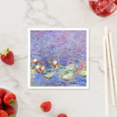 Serviette En Papier Claude Monet - Lys d'eau (En situation)