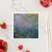 Serviette En Papier Claude Monet - Lys d'eau (En situation)