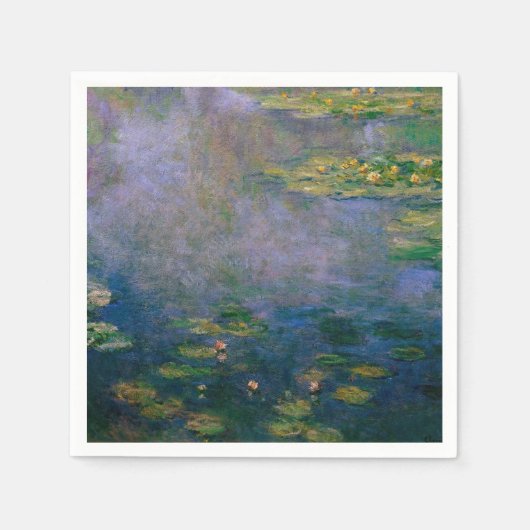 Serviette En Papier Claude Monet - Lys d'eau (Devant)